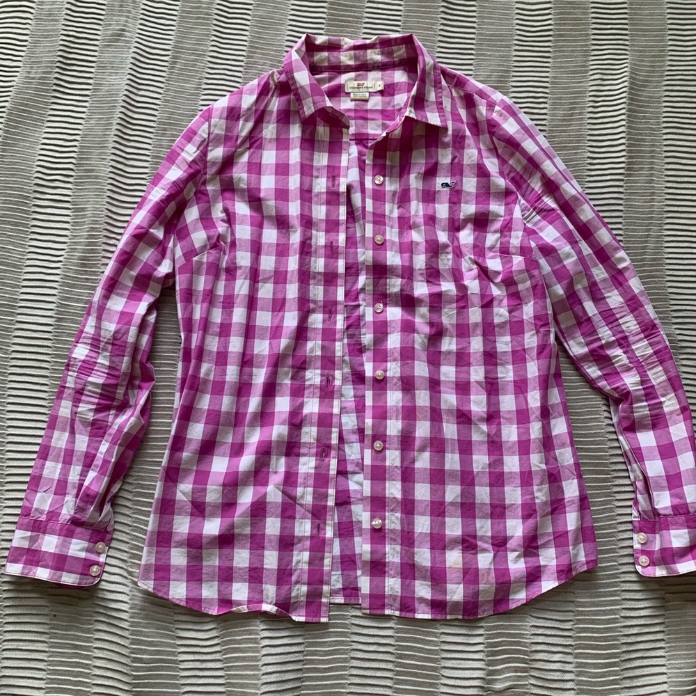 Vineyard Vines button down blouse size 8